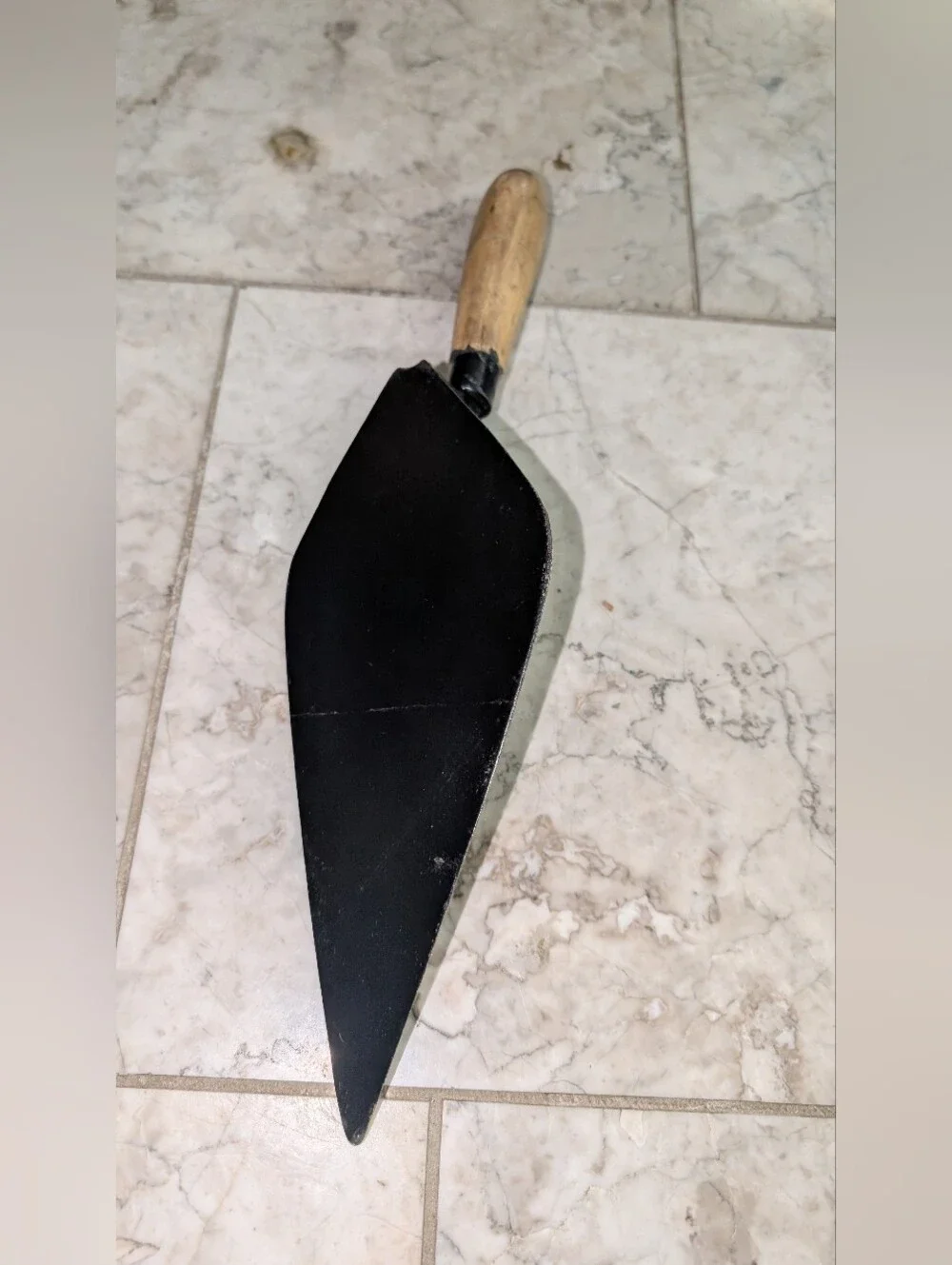 Vintage Hand Painted Garden Trowel Wall Art, Signed L. Frogue, Rustic Country